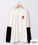 tシャツ PEANUTS スヌーピー レイヤー...の詳細画像1