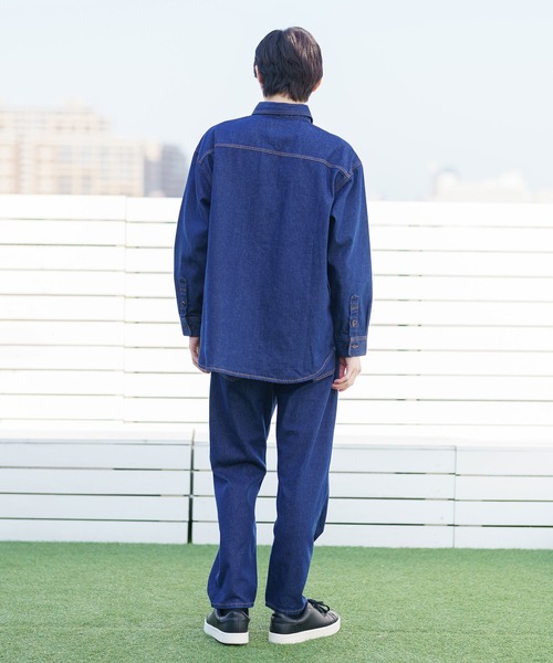 BRICK＆SONS ジーンズ レギュラーフィットデニムパンツ メンズ