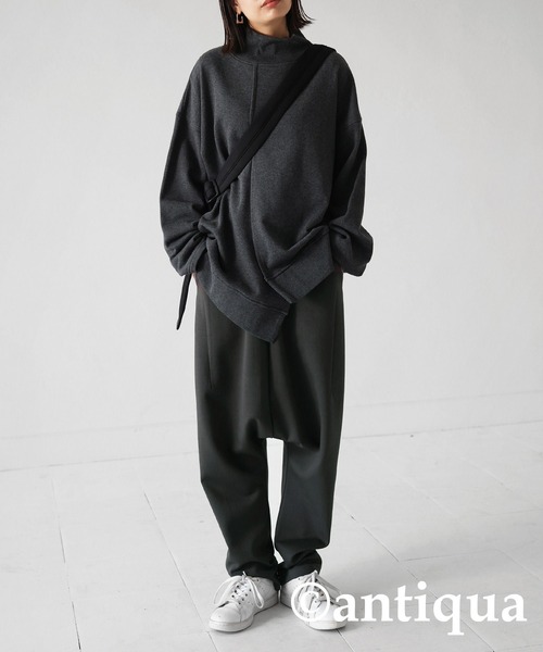 antiquaサルエルパンツ antiqua サルエルパンツ パンツ メンズ ボトムス ロング 送料