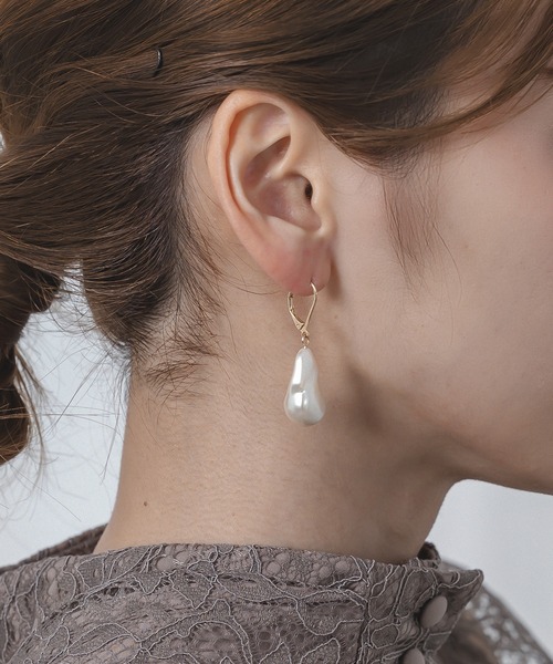 No2205 フレンチフックピアス♥︎パール No2205 フレンチフックピアス♥︎パール