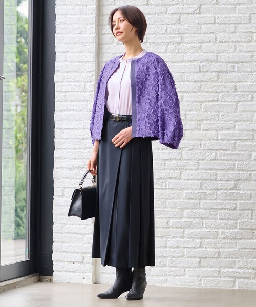 自由区（ジユウク） スカート 「洗える」トロストレッチ スカート