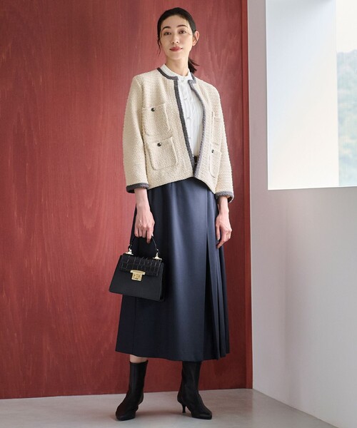 自由区（ジユウク） スカート 「洗える」トロストレッチ スカート