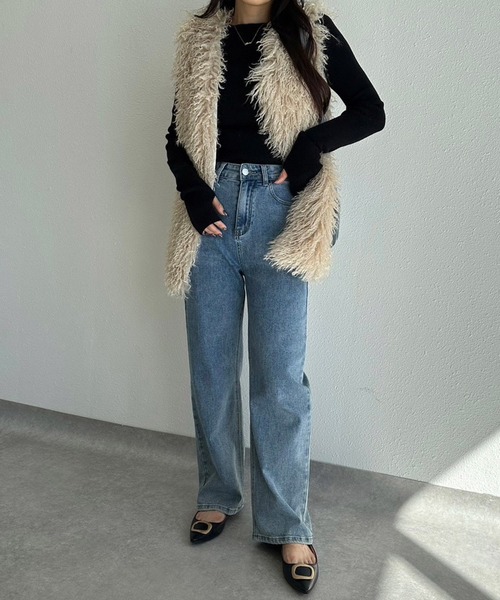 ベスト ジレ ツイードワンショルダーファービスチェ レディース fifth ベスト ジレ プードルファーベスト レディース : ZOZOTOWN