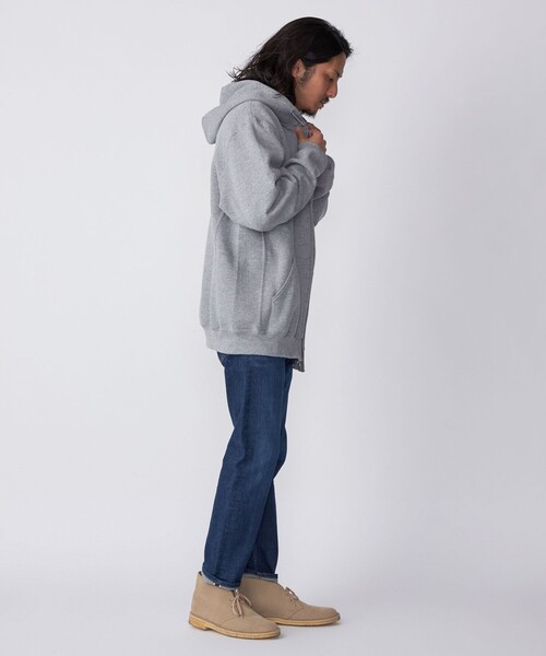 け*ん様 【即完売品】新品 SHIPS別注 RUSSELL スウェット パーカー 古着 90s USA製 Russell High Cotton ワンポイント ハーフボタン プル
