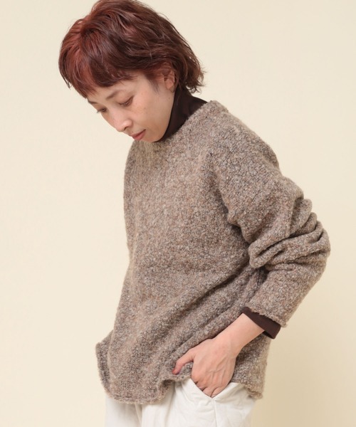 RNA-N ニット セーター K2655 カラーネッププルオーバー レディース 