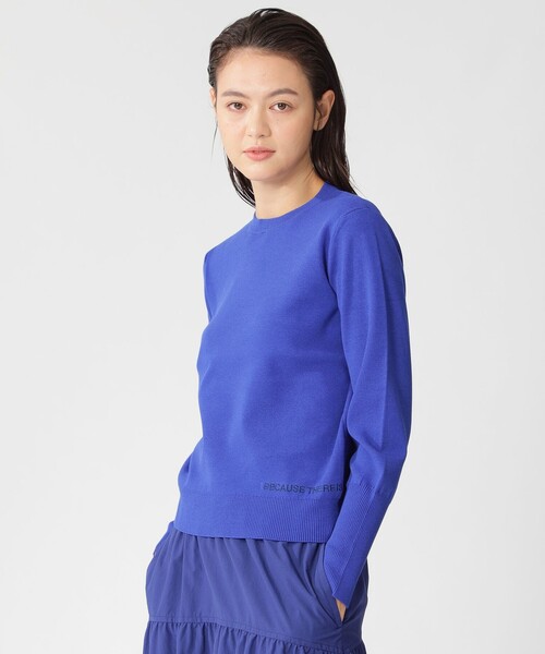 ニット セーター ACT ECO ニットプルオーバー UNISEX 「日本限定」「ブルー(23) オンラインストア限定カラー」 レディース メンズ ECOALF セーター ニット ACT ニットプルオーバー WOMEN 「日本