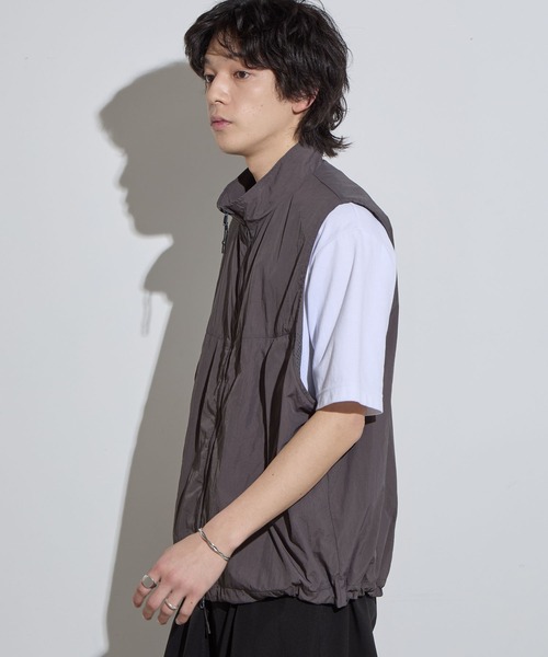 SLICK ベスト ジレ 「SLICK/スリック」Vintage Taffeta Utility