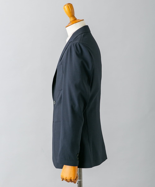 【美品】春夏◎ アデイインザライフ シアサッカー 洗えるトラベルスーツ S セール】『イージーケア』LIFE STYLE TAILOR シアサッカー