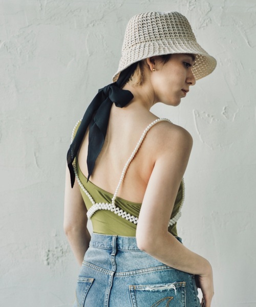 ORIENT MILLINERY 帽子 ハット TORON「トロン」和紙混紡サマーコットン 