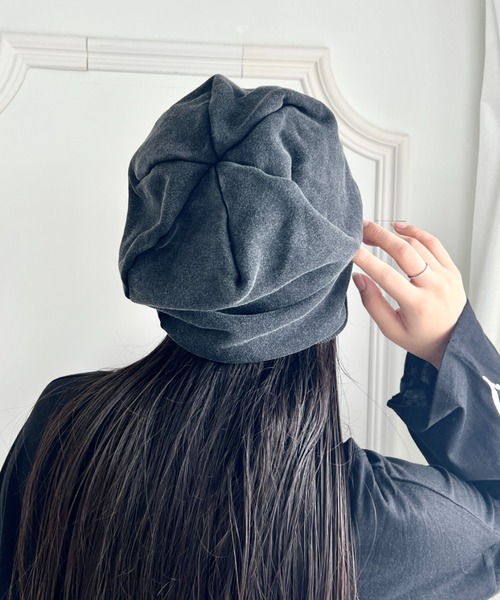 apollonstore ブラウングラデーションニットビーニー apollonstore ビーニー ニット帽 帽子