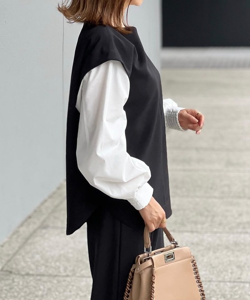 Emma Taylor tシャツ シャツスリーブレイヤードプルオーバー
