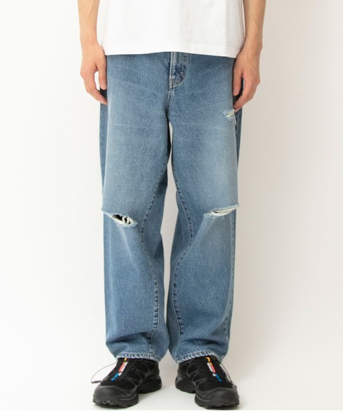 [JOHNBULL ]13オンスワイドテーパードジーンズ DENIM DELIGHT DAYS】13oz WIDE TAPERED JEANS / 13オンスワイド