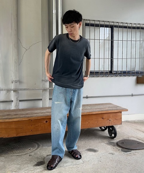 Johnbull（ジョンブル） ワイドパンツ ジーンズ 13.5オンスデニム