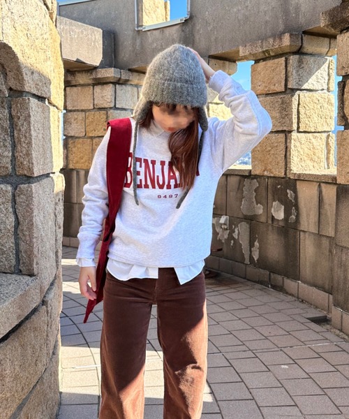 トレーナー スウェット Big logo sweat レディース