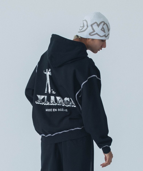 XLARGE（エクストラ ラージ） パーカー CONTRAST STITCH PULLOVER