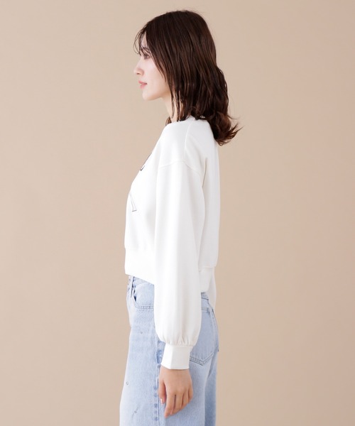 JILL by JILLSTUART ビッグリボンロゴ刺繍スウェット ビッグリボンロゴ刺繍スウェット | JILL by JILL STUART（ジル