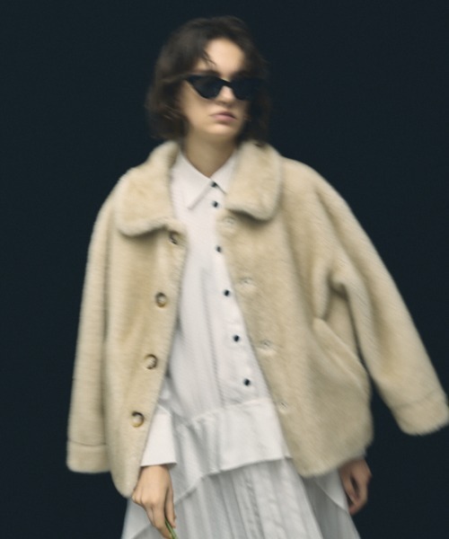 Muel Chic コート アウター Rip mink coat リップミンクコート 