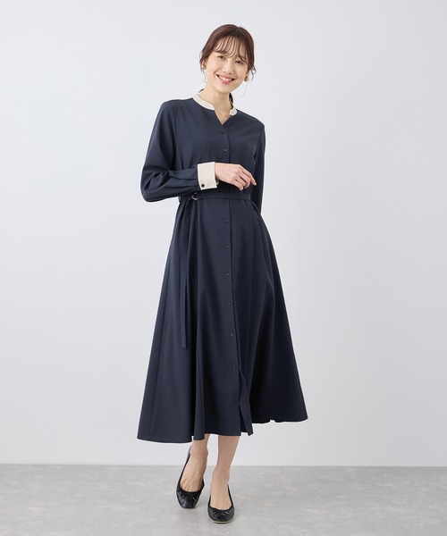 ROPE' PICNIC シャツワンピース 「3サイズ展開」配色アソート