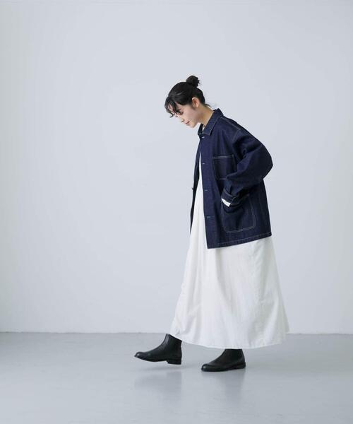 かぐれ カバーオール 「ユニセックス」デニムカバーオール レディース