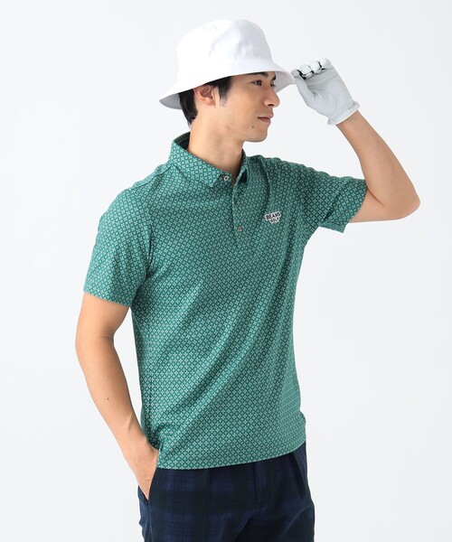 BEAMS GOLF PURPLE LABEL ポロシャツ グレー BEAMS GOLF PURPLE LABEL（ビームス ゴルフ パープル レーベル