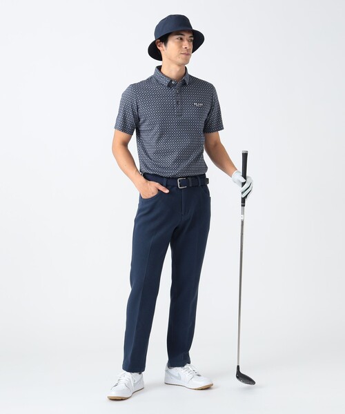 BEAMS GOLF　メンズ L　ネイビーポロシャツ BEAMS GOLF ポロシャツ ORANGE LABEL / ドットエア（R