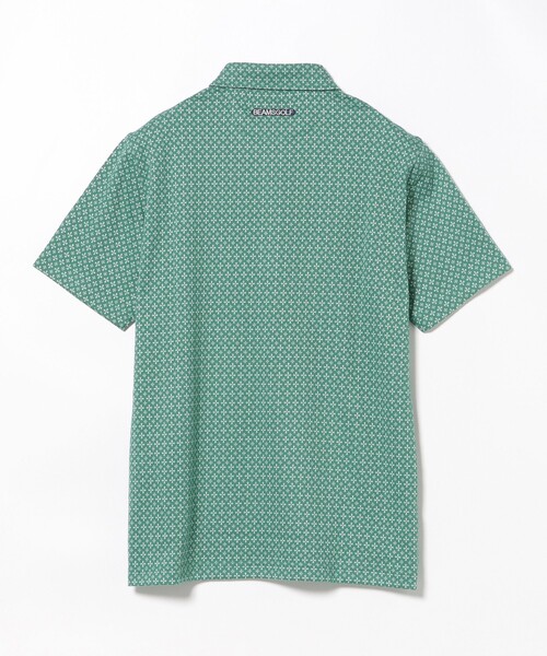 BEAMS GOLF ポロシャツ PURPLE LABEL / 小紋柄 ジャカードシャツ