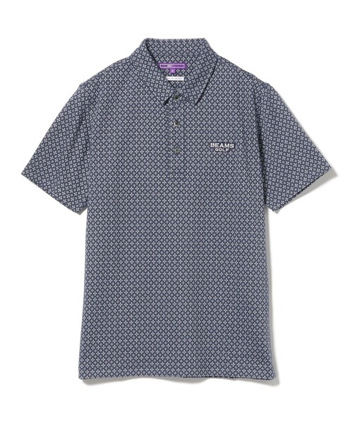 新品　BEAMS GOLF PURPLE LABEL / ポロシャツ BEAMS GOLF ポロシャツ PURPLE LABEL / 小紋柄 ジャカードシャツ