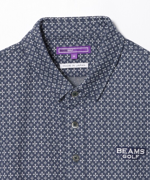 BEAMS GOLF PURPLE LABEL ポロシャツ グレー BEAMS GOLF PURPLE LABEL（ビームス ゴルフ パープル レーベル