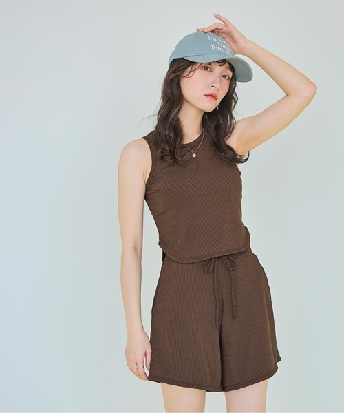 SEA DRESS 水着 3点セット/ショートパンツ×タンクトップビキニ