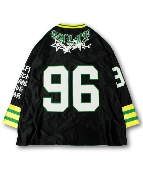 tシャツ A'GEM/9 × .kom 「GALFY/ガルフィー」ウェッサイホッケーシャツ レディース メンズ GALFY tシャツ A'GEM/9 × .kom 「GALFY/ガルフィー」ウェッサイ