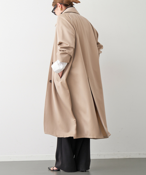Deuxieme Classe トレンチコート コート *WOOLSILK ギャバ