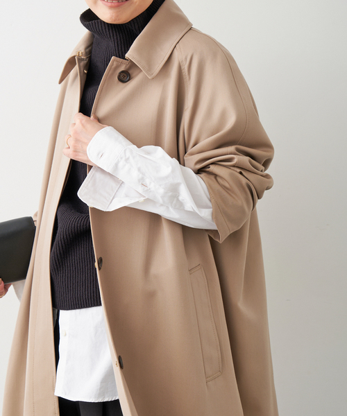 Deuxieme Classe トレンチコート コート *WOOLSILK ギャバ