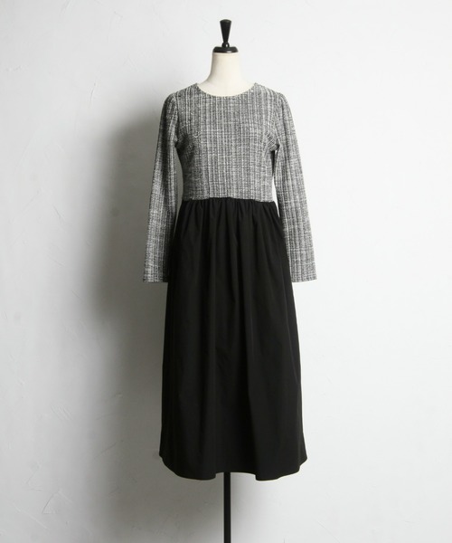 「&. NOSTALGIA」 ドッキングワンピース FREE ブラウン レディース_画像2