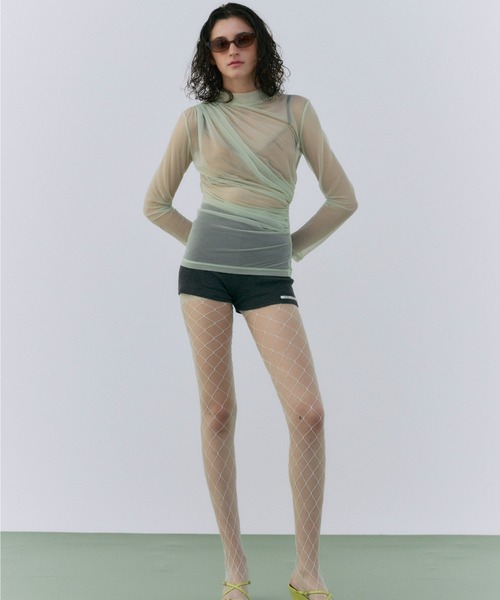 JOSE MOON tシャツ SHEER CUTSEW/シアーカットソー レディース