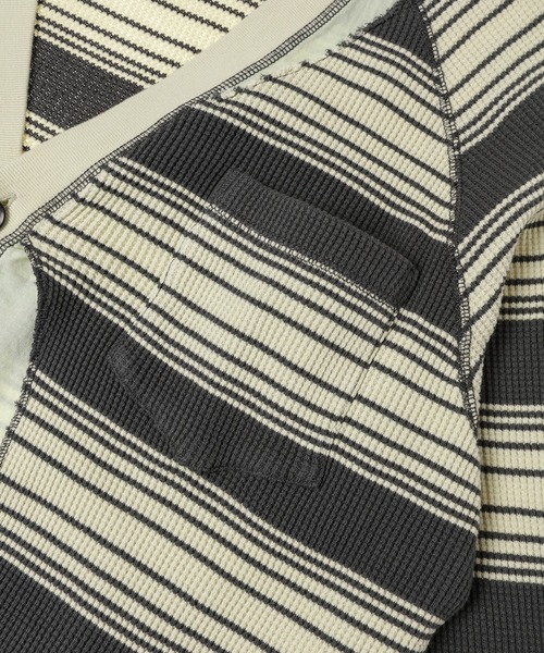 FACETASM（ファセッタズム） カーディガン LAYERED WAFFLE KNIT