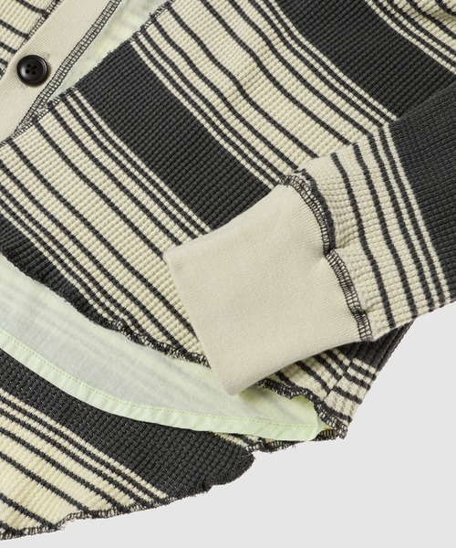 FACETASM（ファセッタズム） カーディガン LAYERED WAFFLE KNIT