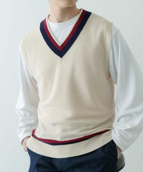 Mal. rerereさん　カシミア混　ニットベスト zz-1236348_73-301-1010016-1.