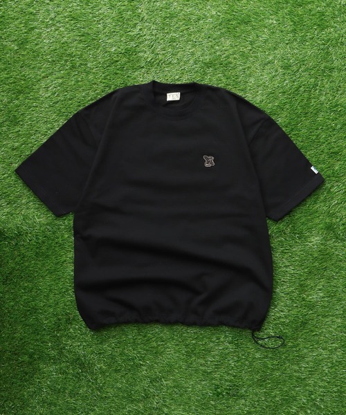 即完売 tes エンドレスサマー foot ball jersey ブラックXL The Endless Summer エンドレスサマー TES CAL FELT WAPPEN BIG