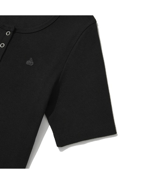 tシャツ KIRSH PLAIN SLIM FIT HENLEY NECK T-SHIRT キルシー