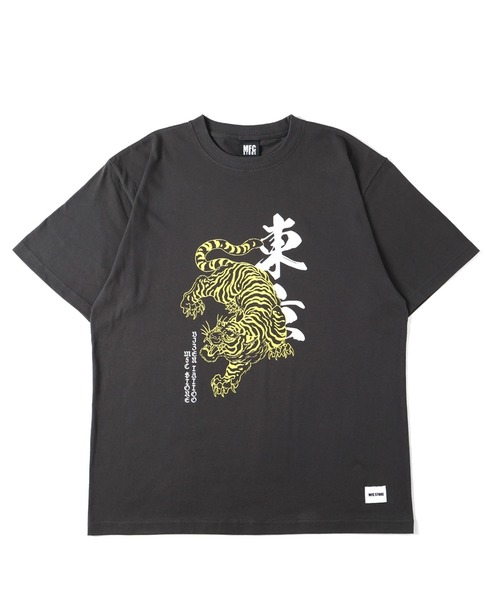 Bizen art tattoo studio 美漸 Tシャツ ブラック 2XL MFC STORE tシャツ 彫師美漸-BIZEN x TIGER TYO S/S TEE メンズ
