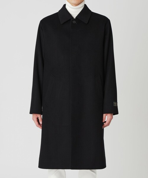 極美品 LOVELESS ラブレス ウール ステンカラー コート メンズ L 紺 LOVELESS（ラブレス） ステンカラーコート L ネイビー メンズ