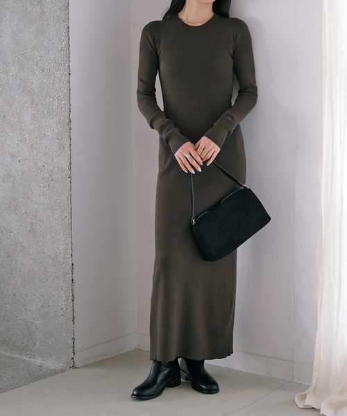 AKTE タイトニットワンピース AKTE（アクテ） ワンピース タイトニットワンピース : ZOZOTOWN Yahoo