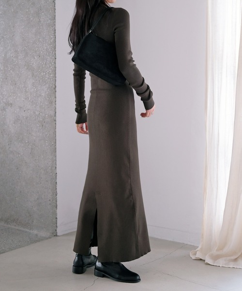 AKTE タイトニットワンピース AKTE（アクテ） ワンピース タイトニットワンピース : ZOZOTOWN Yahoo