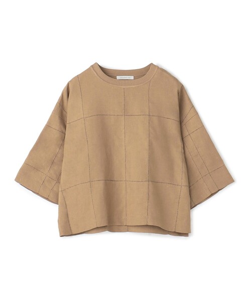 GALERIE VIE（ギャルリー ヴィー） ブラウス シャツ 半袖 リブコンビ