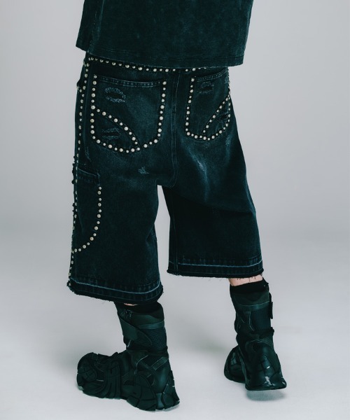 BREATH ジーンズ 「BREATH / ブレス」SUICIDE STUDS DENIM SHORTS