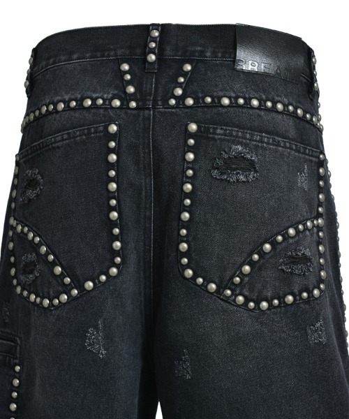 BREATH ジーンズ 「BREATH / ブレス」SUICIDE STUDS DENIM SHORTS