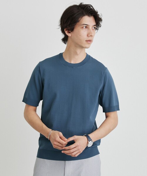 TAKEO KIKUCHI（タケオキクチ） tシャツ テーラードニット プル
