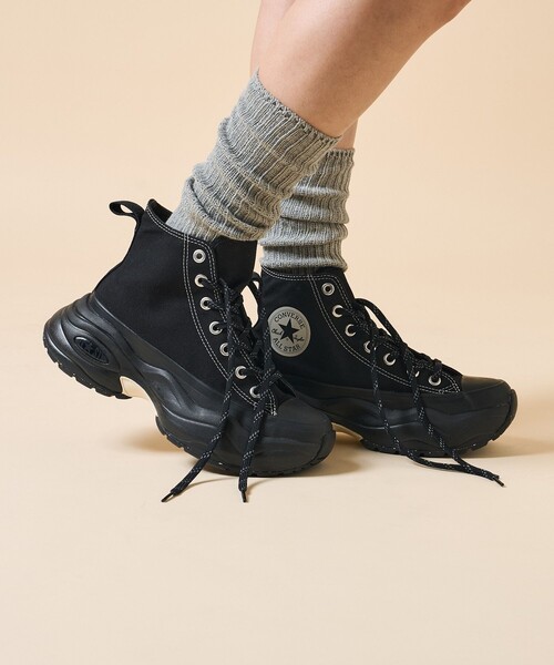 CONVERSE 「CONVERSE」 ハイカットスニーカー 25.0cm ブラック 