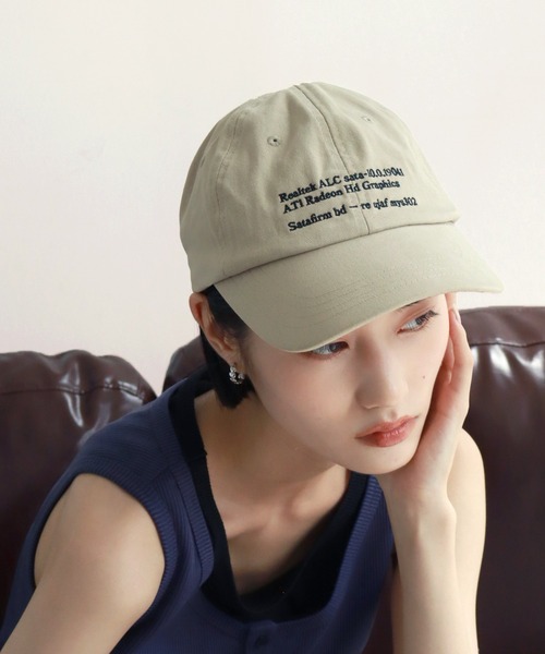 帽子 logo cap  meltthelady melt the lady logo cap