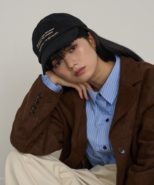 NOGLE キャップ 帽子 「NOGLE/ノグル」刺繍ロゴキャップ レディース